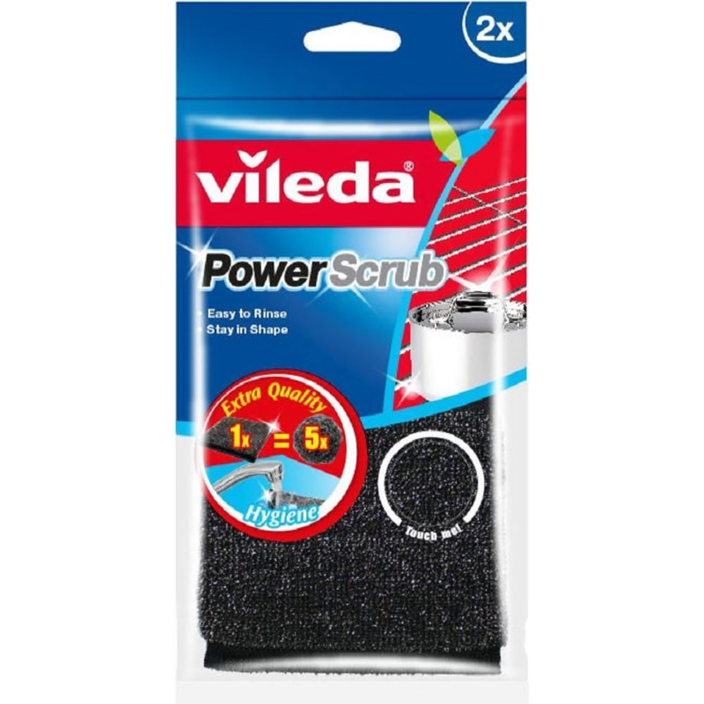 비레다 파워 스크럽 스코리어팩, Vileda Power Scrub Scourer 2 Pack
