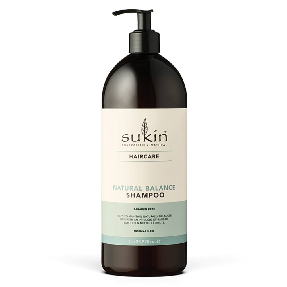 수킨 내츄럴 밸런스 샴푸 1 리터, Sukin Natural Balance Shampoo 1 Litre