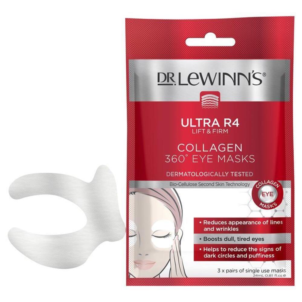 닥터루인스 울트라 R4 콜라겐 360 아이 마스크 3 팩, Dr LeWinns Ultra R4 Collagen 360 Eye Masks 3 Pack