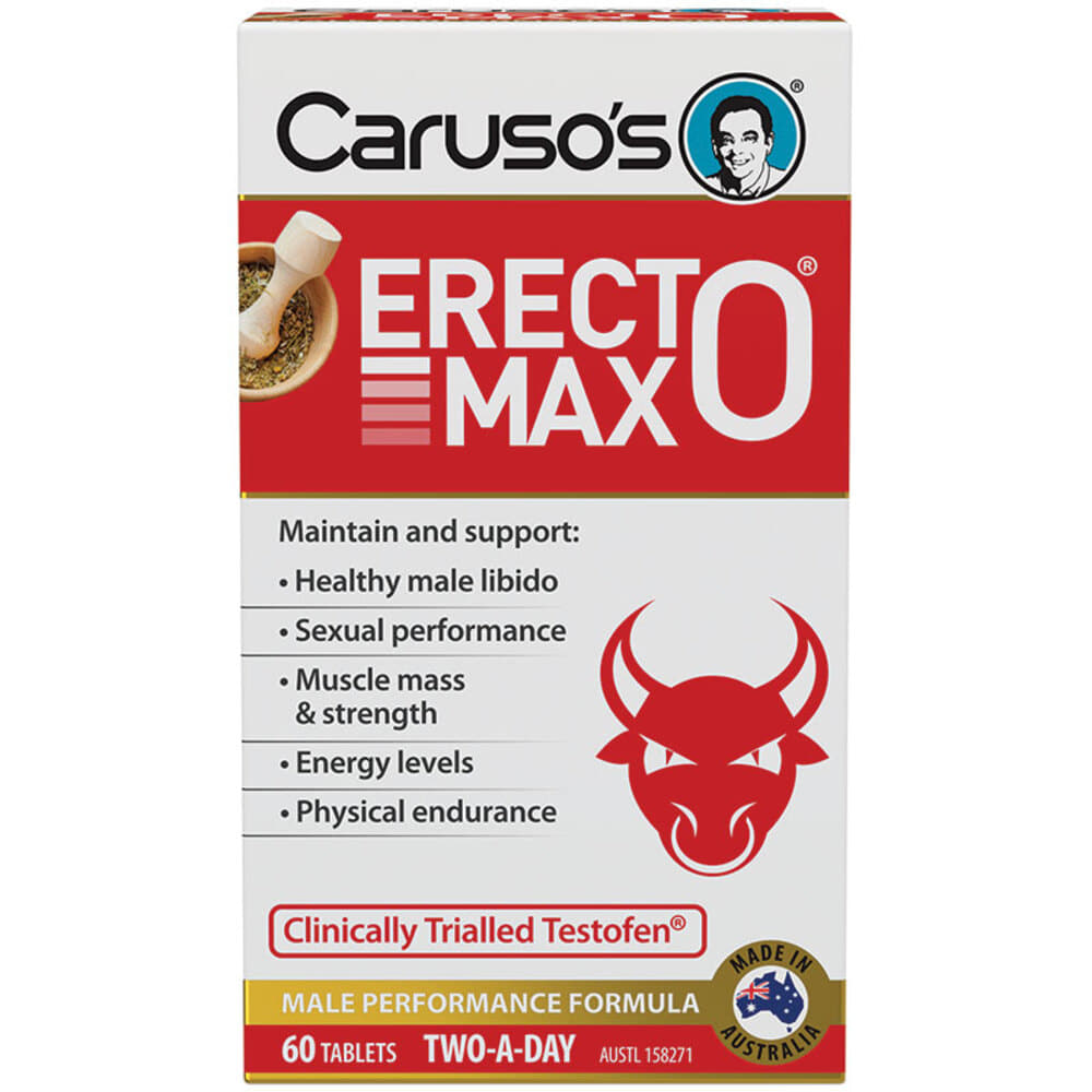 카루소스 내츄럴 헬스 이렉토 맥스 60타블렛 Carusos Natural Health Erecto MAX 60 Tablets