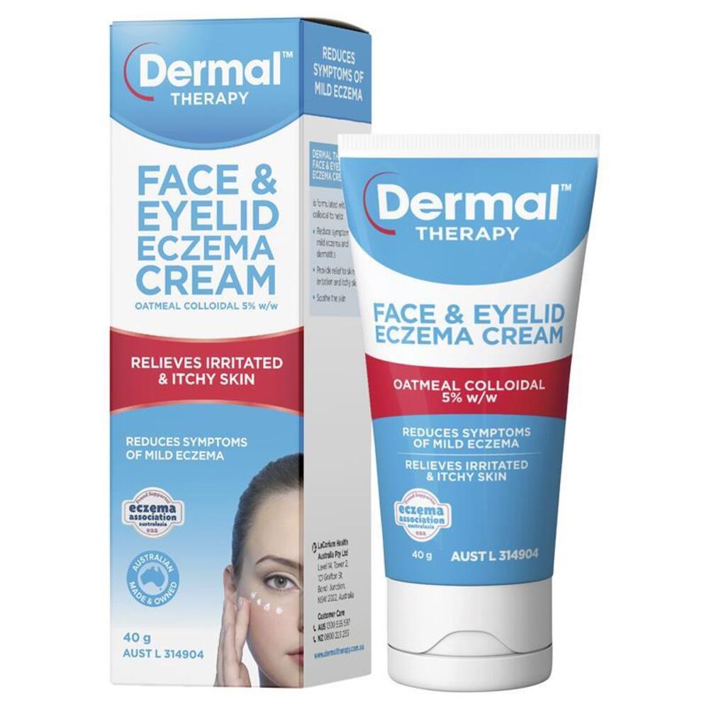 더멀 테라피 페이스 앤 아이리드 이그제마 크림 40g, Dermal Therapy Face and Eyelid Eczema Cream 40g