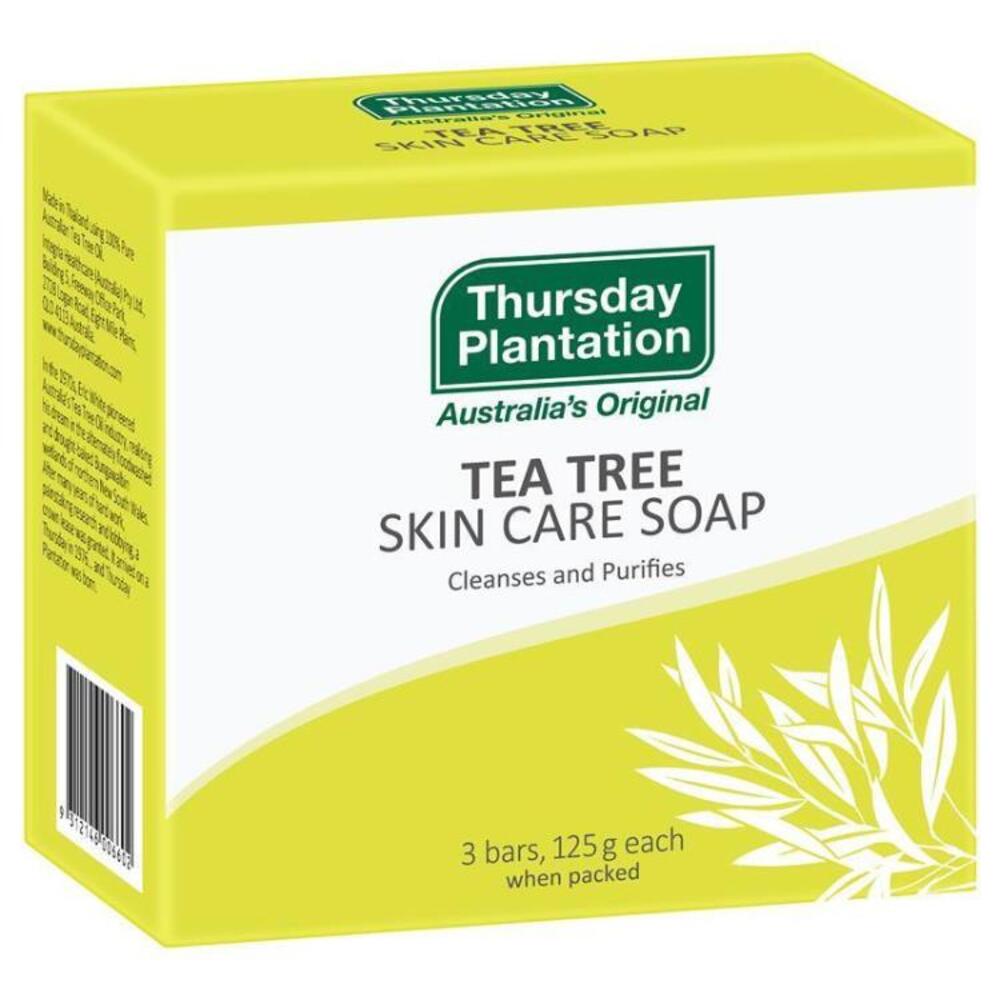 Thursday Plantation Tea Tree Soap 3x125g
