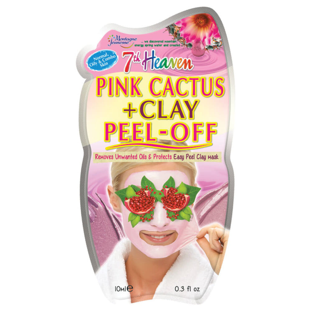 7th Heaven 핑크 캑터스 클레이 필 오프, 7th Heaven Pink Cactus Clay Peel Off