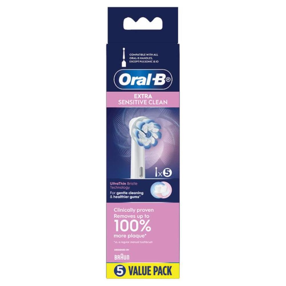 Oral B Power Toothbrush Extra Sensitive Refills 5 Pack