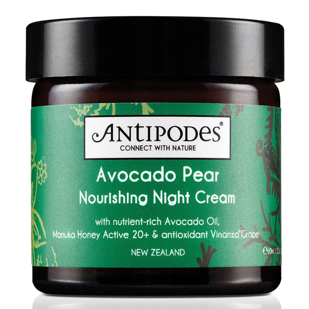 안티포즈 내츄럴 아보카도 복숭아 나이트 크림 60mL, Antipodes Natural Avocado Pear Night Cream 60ml