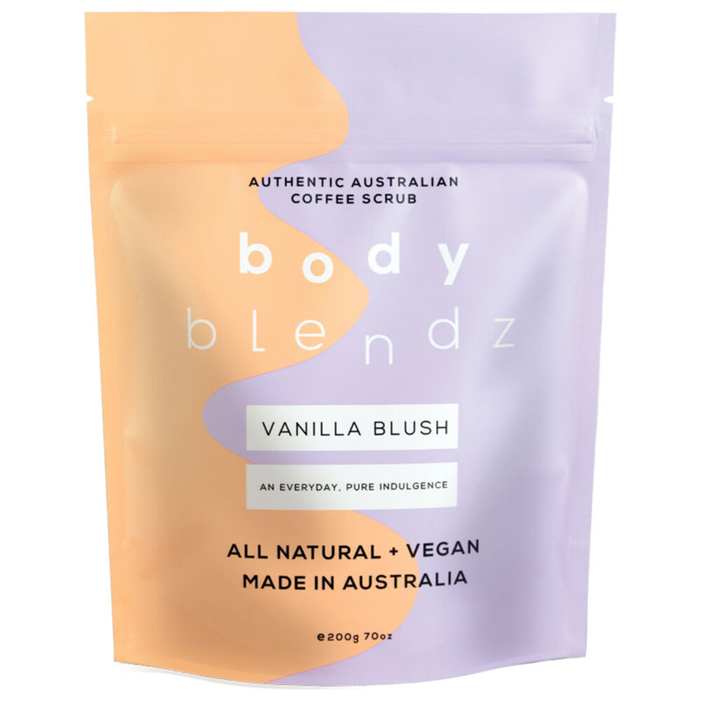 바디 블렌즈 바디 커피 스크럽 바닐라 블러시 200g, Body Blendz Body Coffee Scrub Vanilla Blush 200g