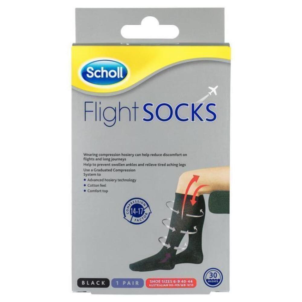 Scholl Flight Socks Unisex 6 9