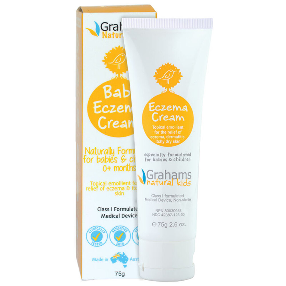 그레햄스 내츄럴 베이비 이그제마 크림 75g, Grahams Natural Baby Eczema Cream 75g