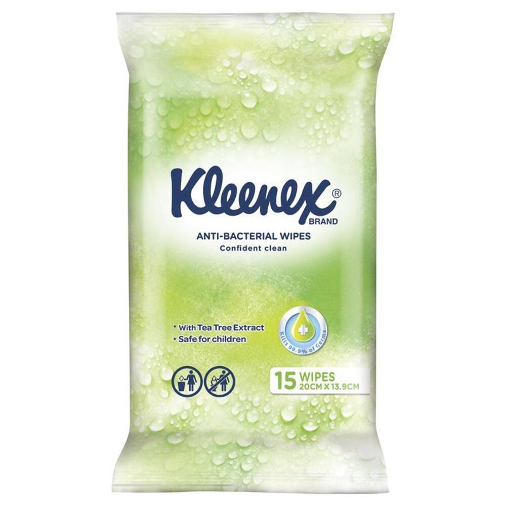 크리넥스 안티박테리얼 물티슈, Kleenex Anti-Bacterial Wipes