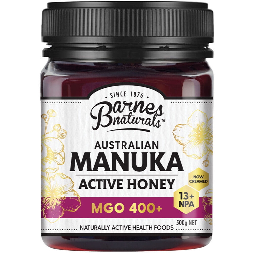 Barnes Naturals Australian Manuka Honey 500g MGO 400+