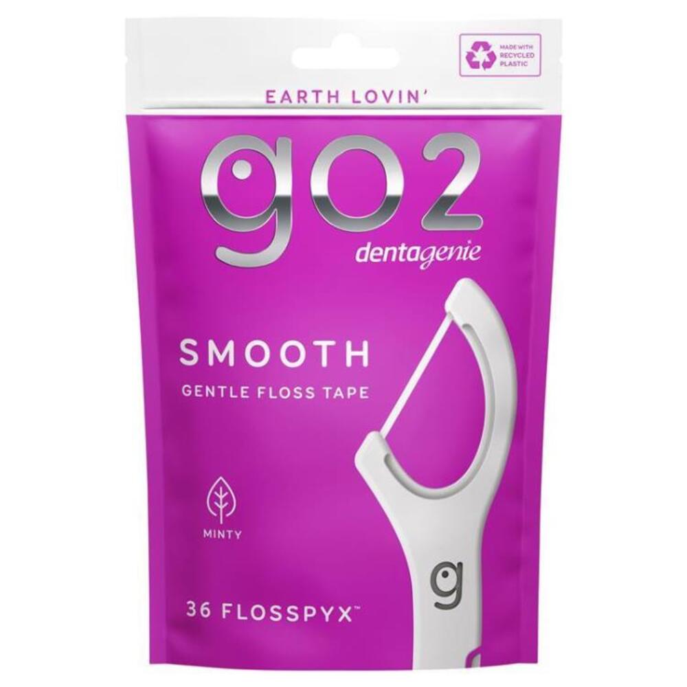 GO2 Dentagenie Smooth Flosspyx Mint 36 Pack