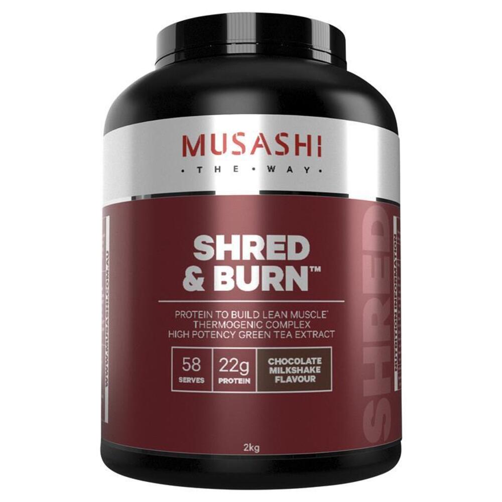 무사시 슈레드 앤 번 초코렛 2kg Free Shipping Musashi Shred And Burn Chocolate 2kg