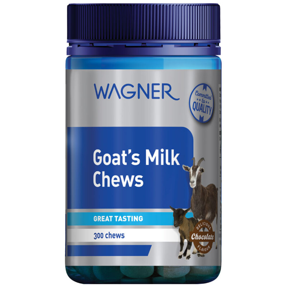 와그너 고트 밀크 츄어블 초콜릿 300타블렛 Wagner Goats Milk Chewables Chocolate 300 Tablets