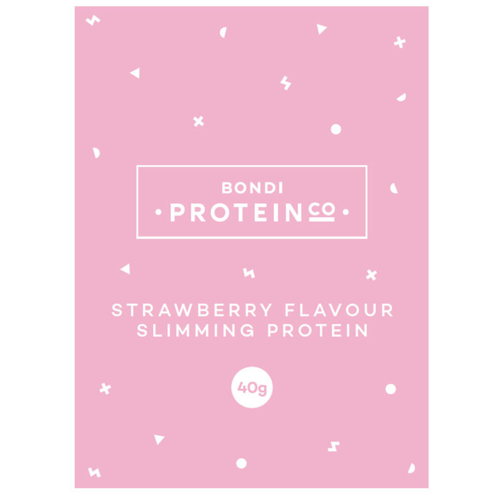 본다이프로틴코 슬림 잇 블렌드 딸기 싱글 서브 개 40g Bondi Protein Co Slim It Blend Strawberry Single Serve Sachet 40g