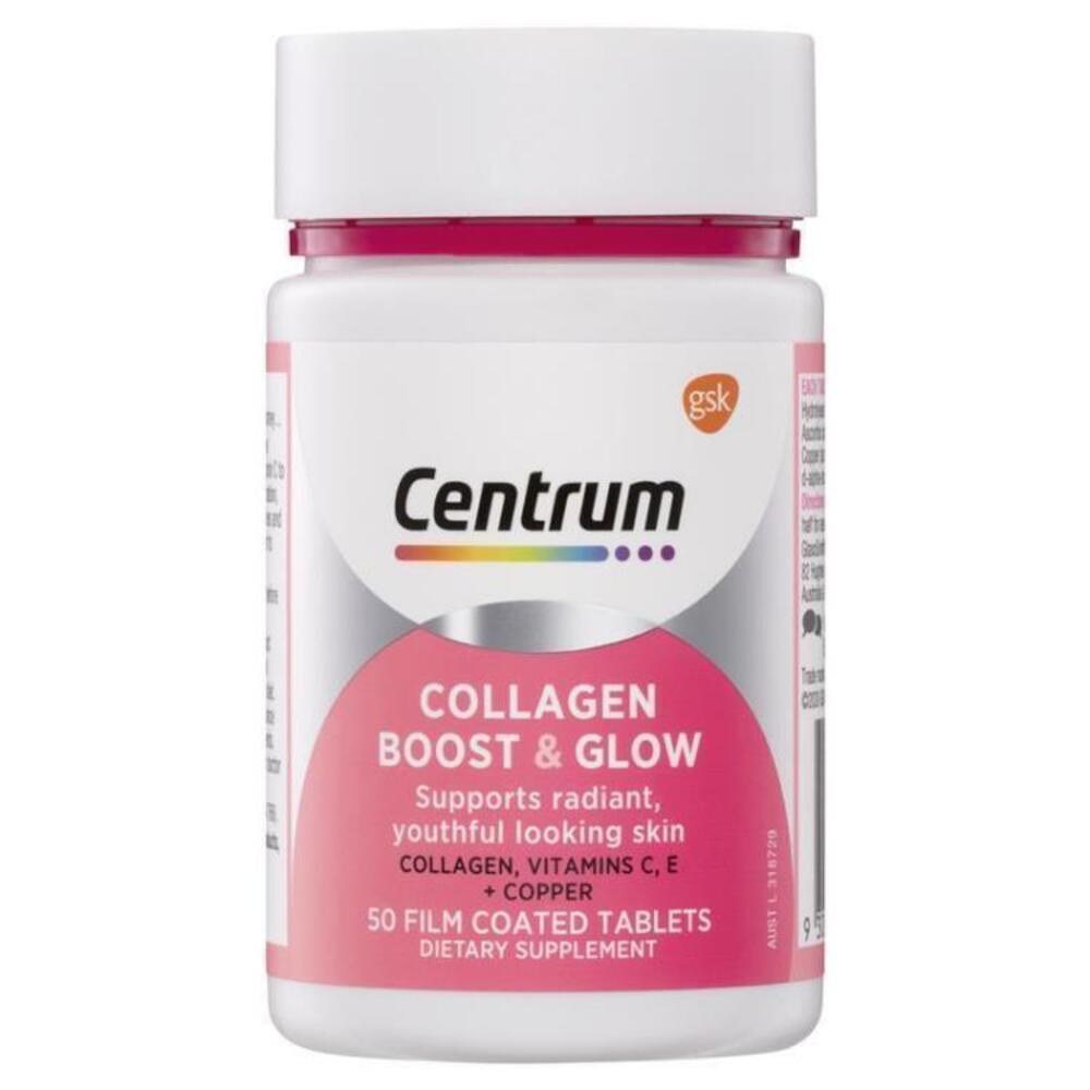 Centrum Collagen Boost &amp; Glow 50 Tablets