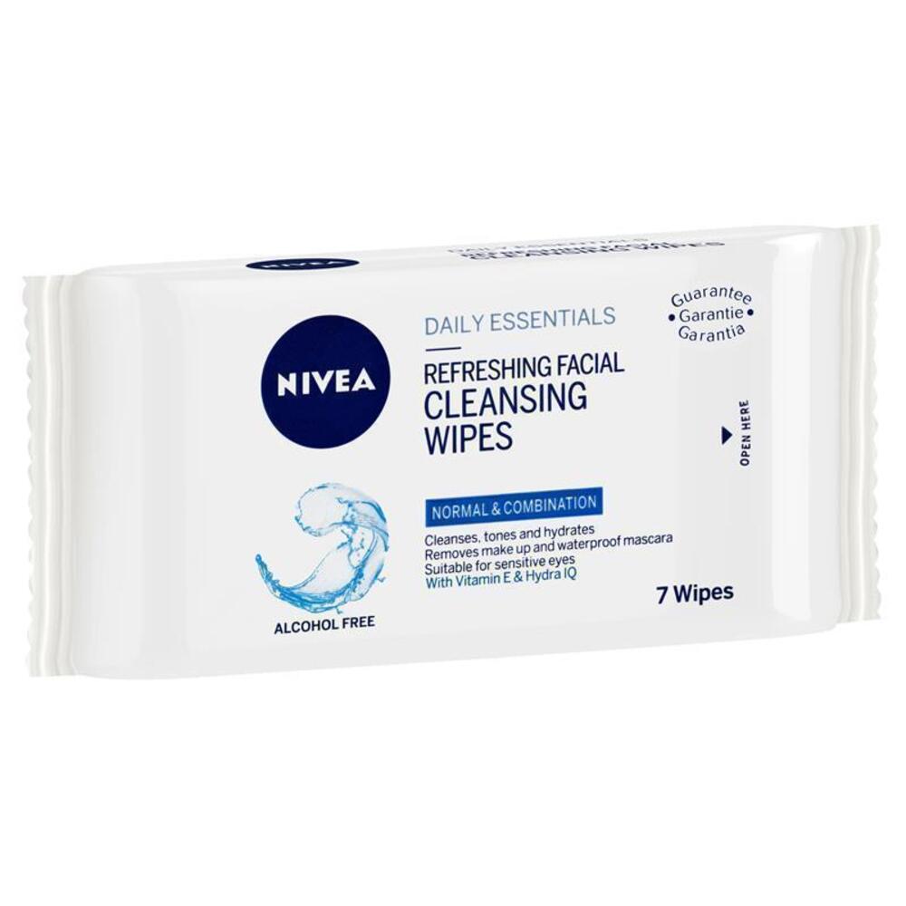 니베아 비지쥐 리프레슁 물티슈 7 팩, Nivea Visage Refreshing Wipes 7 Pack