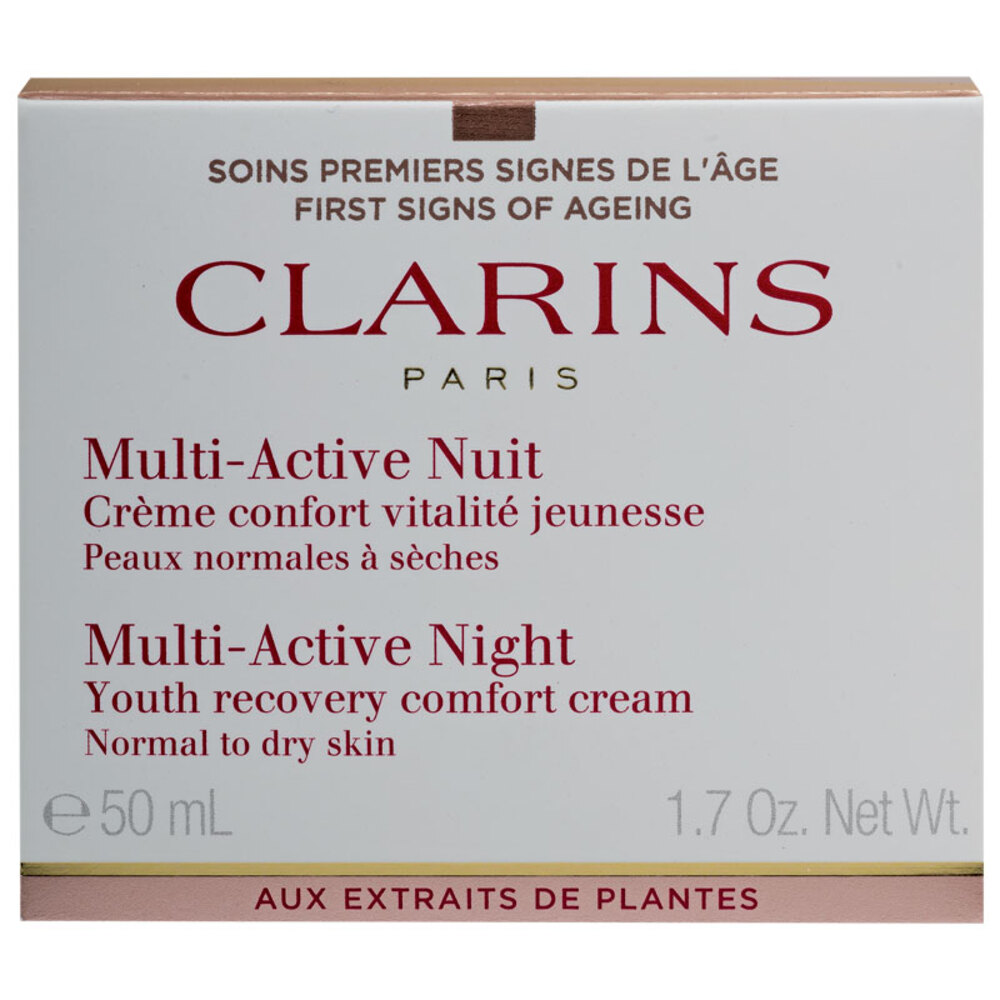 클라린스 멀티-액티브 나이트 컴포트 크림 노멀/드라이 스킨 50ml, Clarins Multi-Active Night Comfort Cream Normal/Dry Skin 50ml