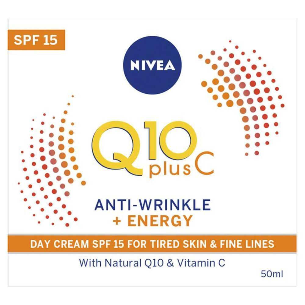 니베아 비지쥐 안티윙클 Q10 플러스 에너지 데이 크림 SPF15 50ml, Nivea Visage Anti-Wrinkle Q10 Plus Energy Day Creme SPF15 50ml
