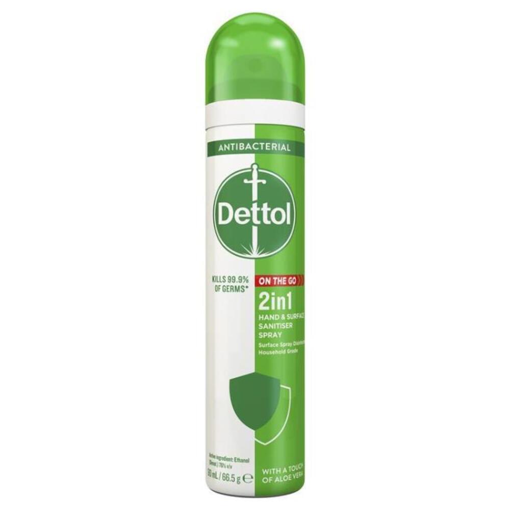 Dettol 2 In 1 Sanitizer Spray With Aloe Vera Extracts 90ml