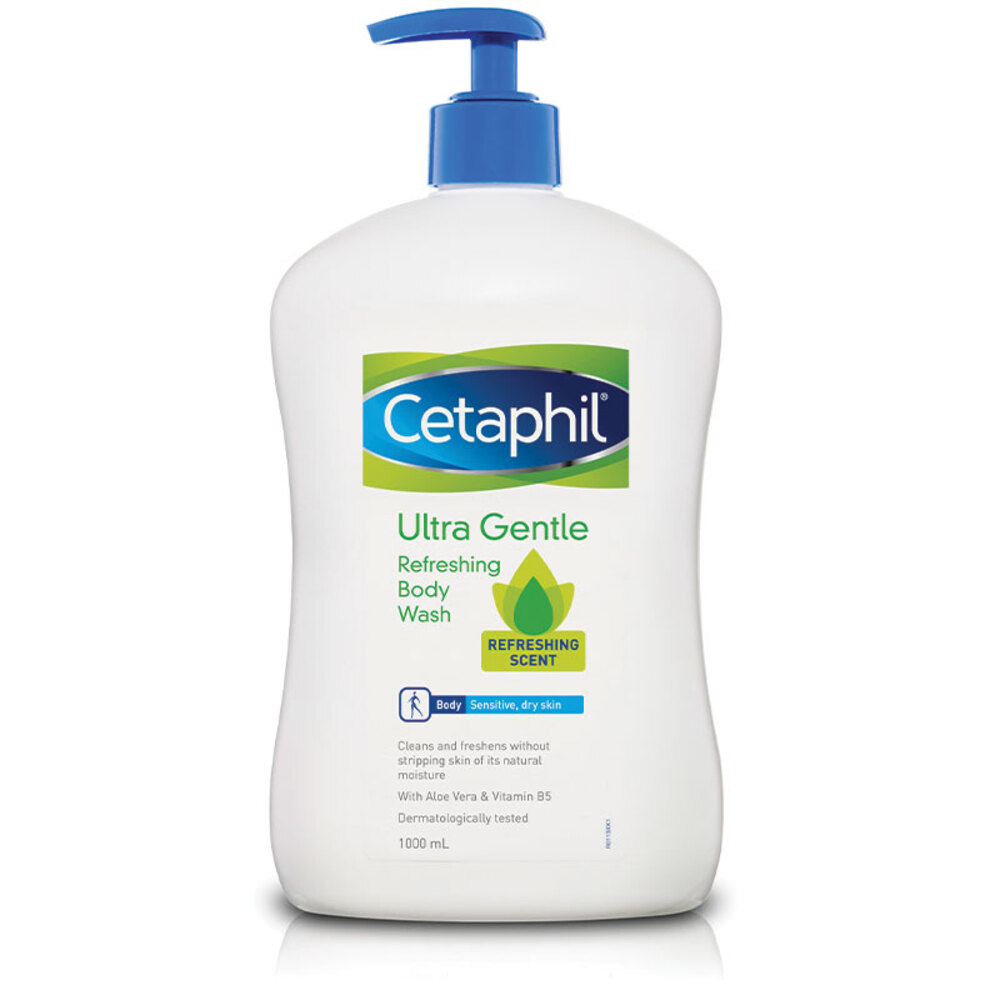 세타필 울트라 젠틀 리프레슁 바디 와시 1L, Cetaphil Ultra Gentle Refreshing Body Wash 1L