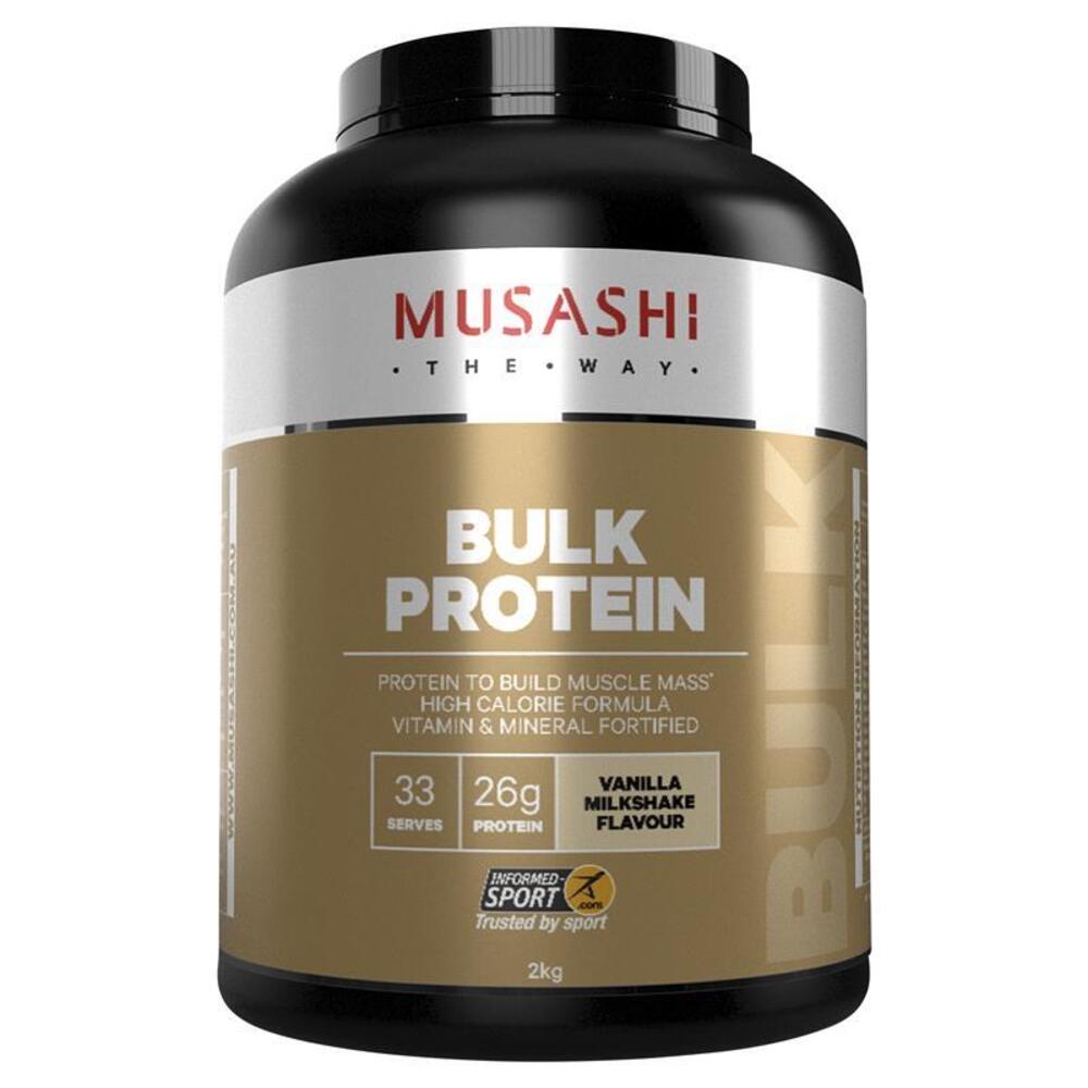 무사시 벌크 프로틴 바닐라 2kg Musashi Bulk Protein Vanilla 2kg