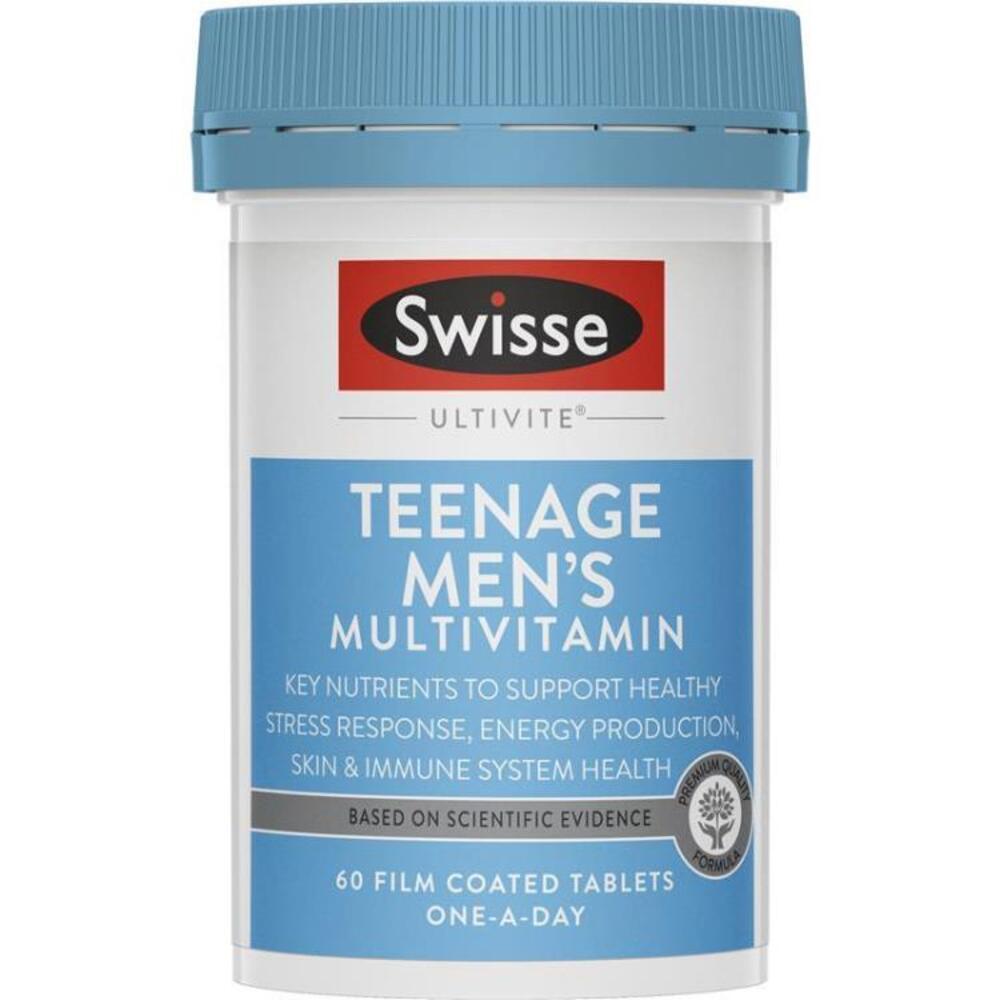 스위스 틴에이지 맨 울티바이트 멀티비타민 60 타블렛 Swisse Teenage Mens Ultivite Multivitamin 60 Tablets