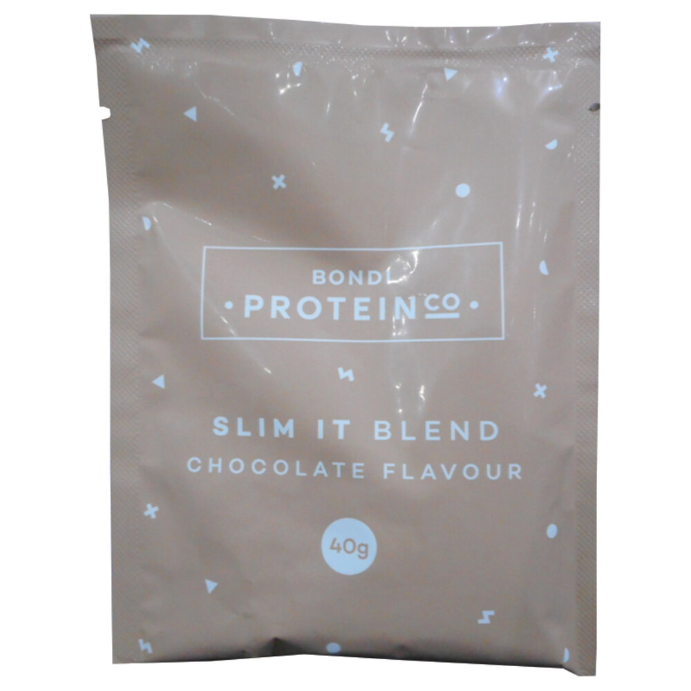 본다이프로틴코 슬림 잇 블렌드 초콜릿 싱글 서브 개 40g Bondi Protein Co Slim It Blend Chocolate Single Serve Sachet 40g