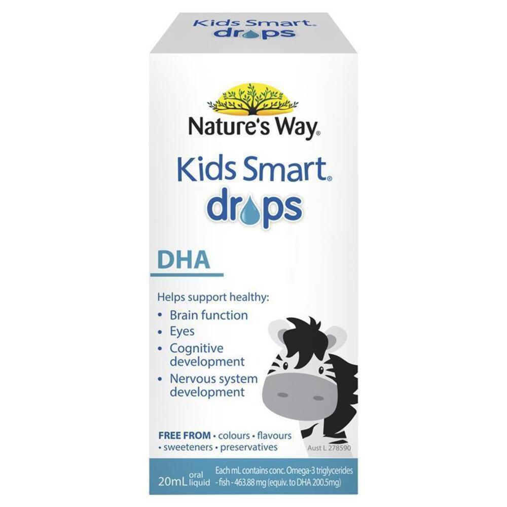 네이쳐스웨이 키즈 스마트 드롭 DHA 20ml Natures Way Kids Smart Drops DHA 20ml