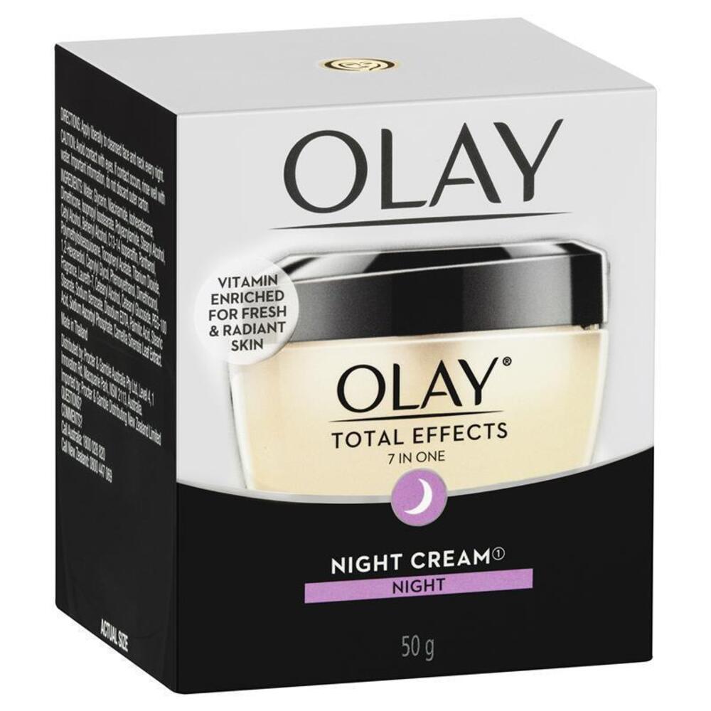 올레 토탈 이펙트 7 인 원 나이트 크림 모이스쳐라이저 50g, Olay Total Effects 7 in One Night Cream Moisturiser 50g