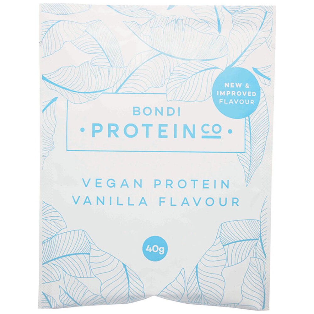 본다이프로틴코 비건 블렌드 바닐라 싱글 서브 개 40g Bondi Protein Co Vegan Blend Vanilla Single Serve Sachet 40g