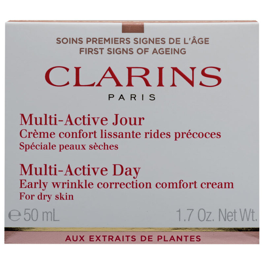 클라란스 멀티-액티브 데이 크림 드라이 스킨 50ml, Free Shipping Clarins Multi-Active Day Cream Dry Skin 50ml