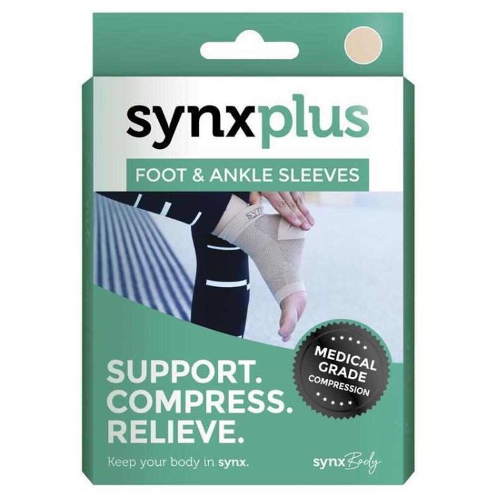 Synxplus Foot &amp; Ankle Sleeve Nude Medium