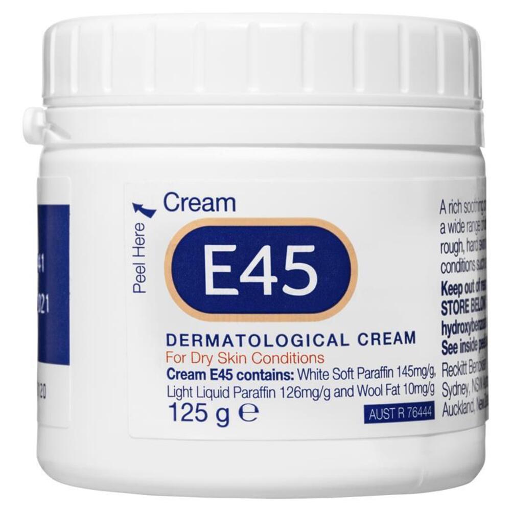 E45 모이스쳐라이징 크림 포 드라이 앤 이그제마 스킨 타입 125G, E45 Moisturising Cream for Dry Skin and Eczema 125g