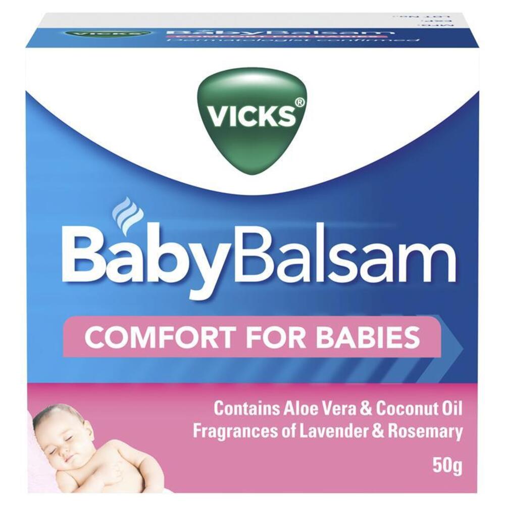 Vicks Baby Balsam Decongestant Chest Rub 50g