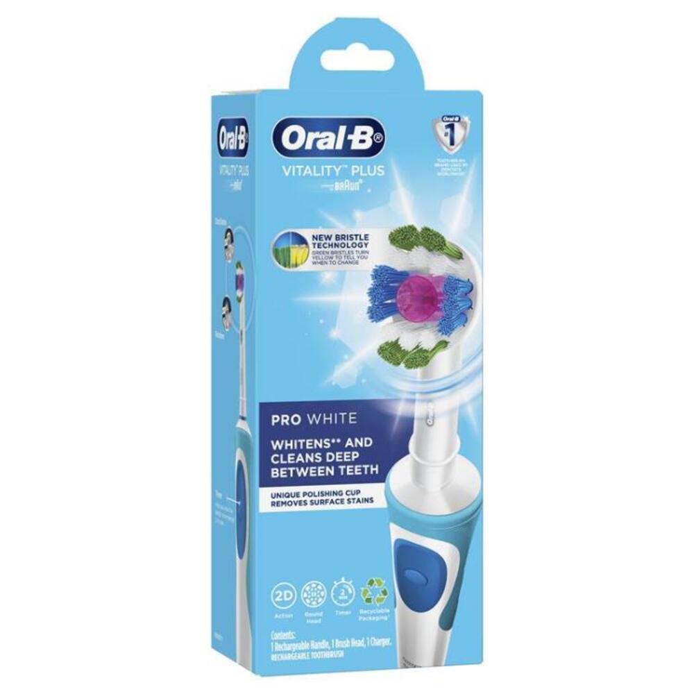 Oral B Vitality Plus Power Toothbrush Pro White