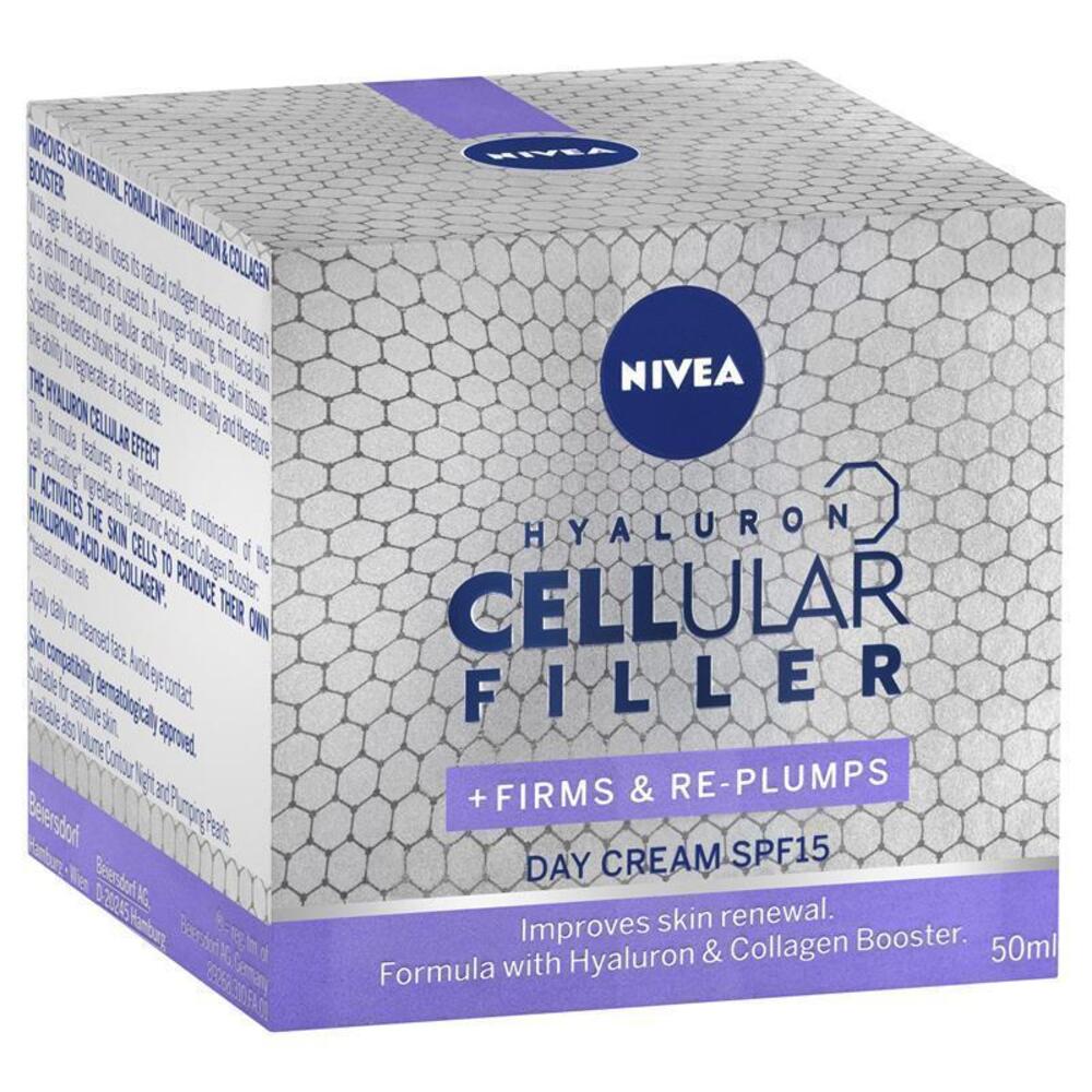 니베아 셀룰러 필러 데이 크림 SPF 15 50ml, Nivea Cellular Filler Day Cream SPF 15 50ml