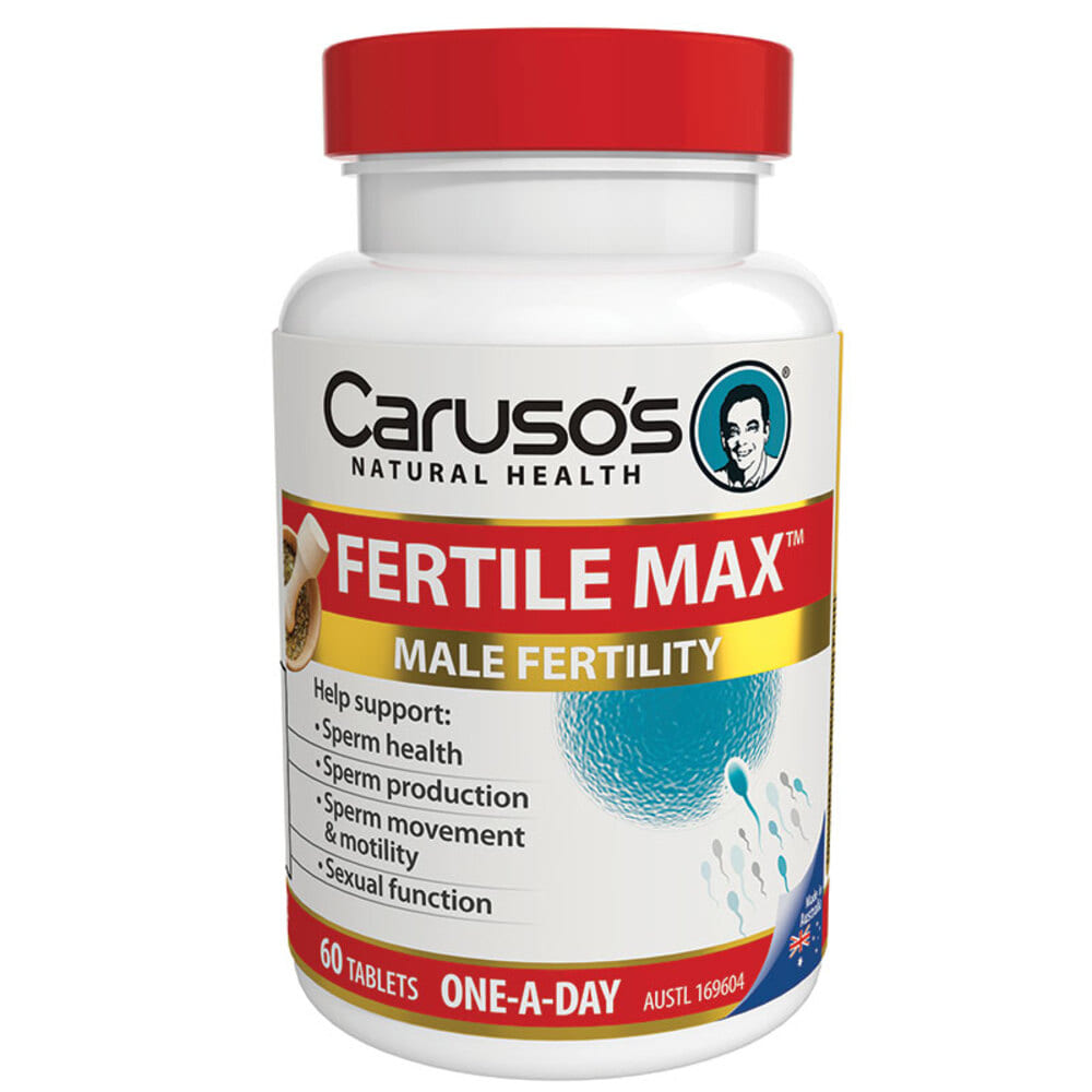 카루소스 내츄럴 헬스 퍼타일 맥스 (정자 MAX) 60타블렛 Carusos Natural Health Fertile Max (Sperm Max) 60 Tablets