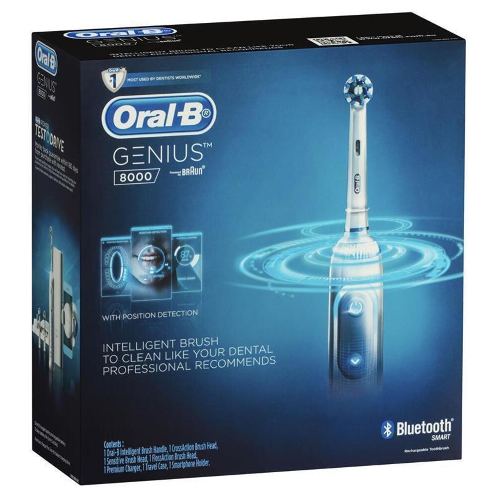 Oral B Genius 8000 Silver Power Toothbrush