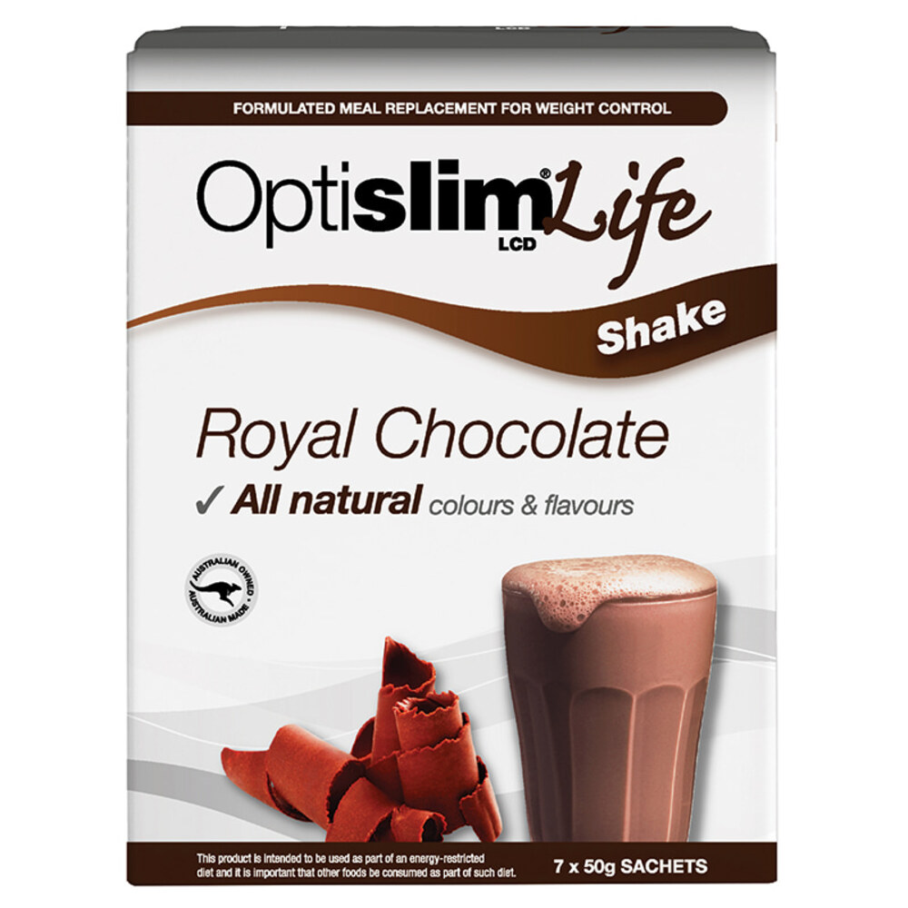 옵티슬림 라이프 쉐이크 로얄 초콜릿 50g 개 OptiSlim Life Shake Royal Chocolate 50g x 7
