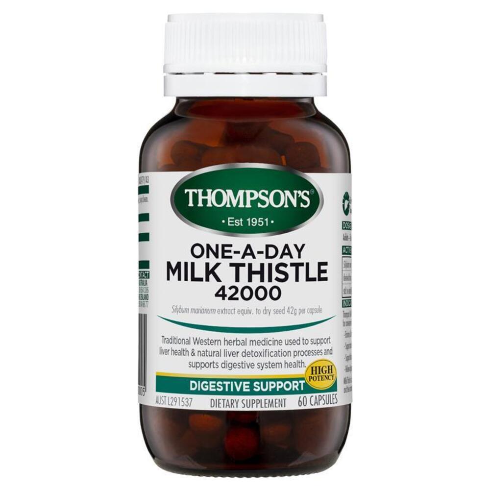 Thompsons One-a-day Milk Thistle 42000mg 60 Capsules