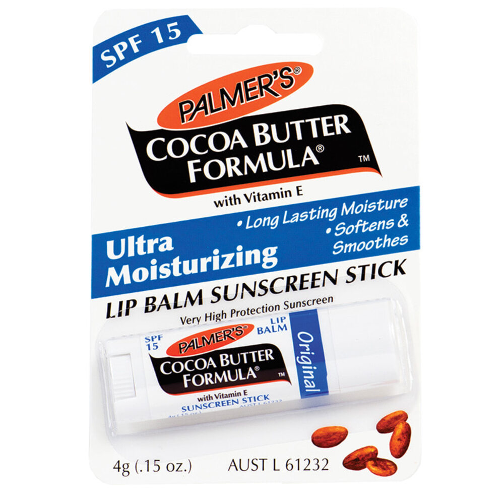 파머스 코코아 버터 포뮬러 립 밤 15+ 4g, Palmers Cocoa Butter Formula Lip Balm 15+ 4g
