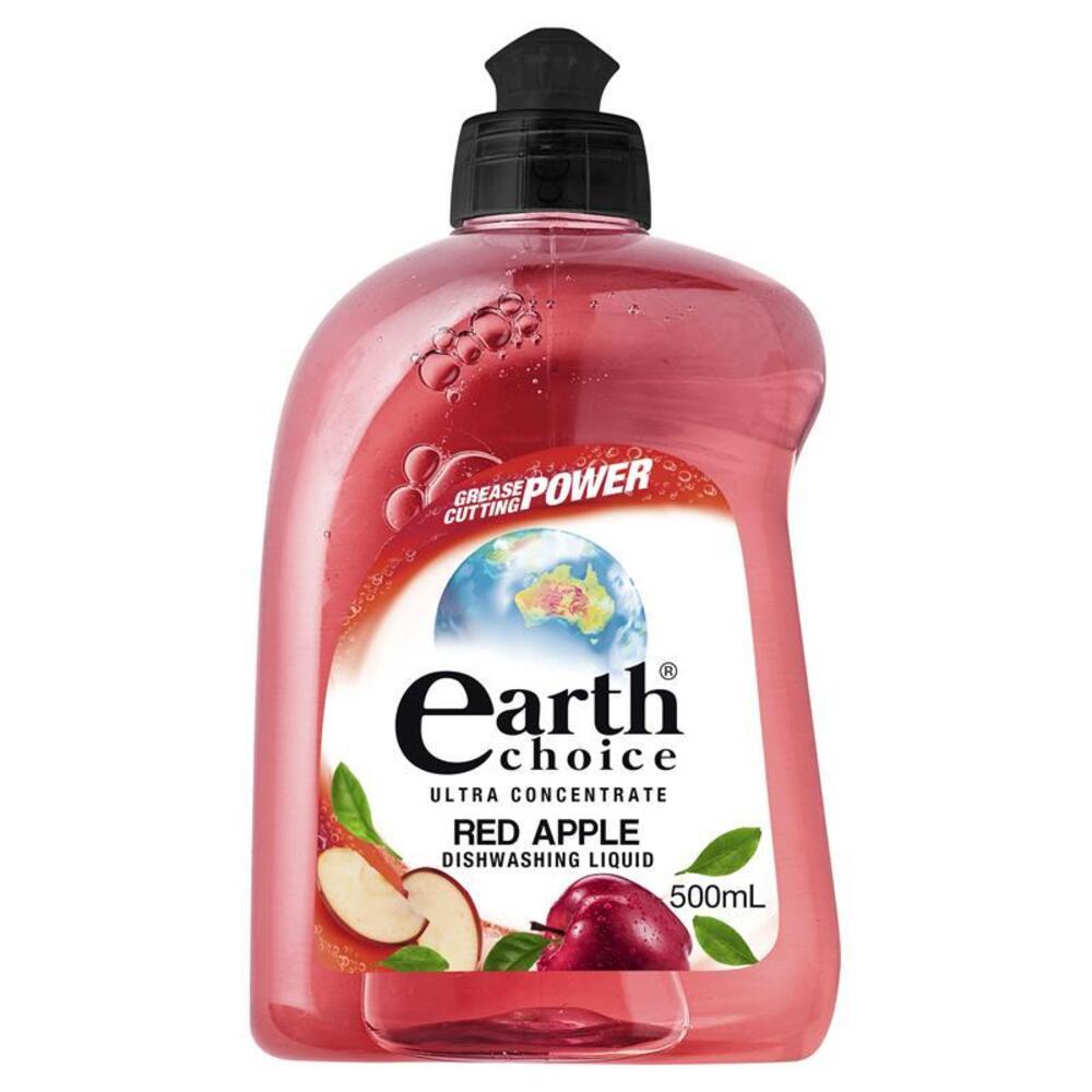 어스 초이스 디쉬와시 컨선트레이트 레드 애플 500ml, Earth Choice Dishwash Concentrate Red Apple 500ml