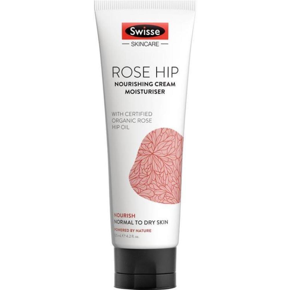 Swisse Skincare Rose Hip Nourishing Cream Moisturiser 125ml