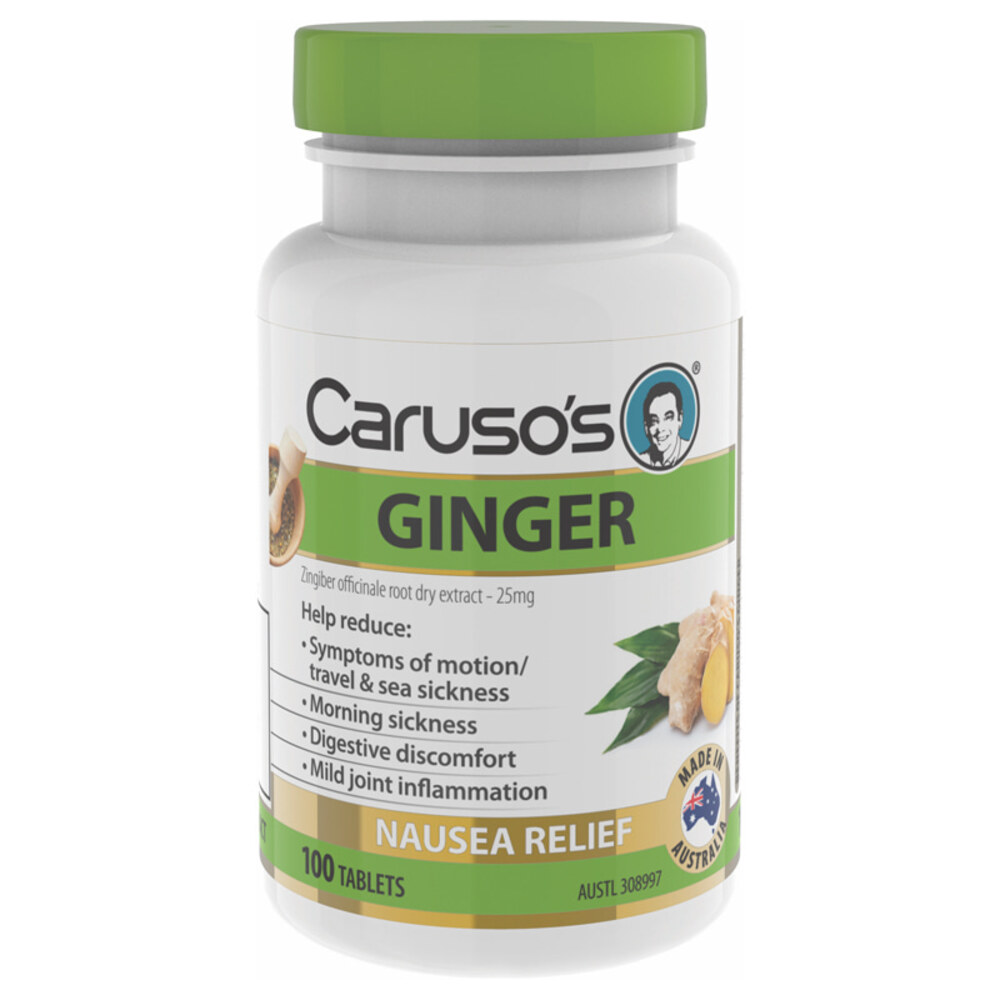 카루소스 내츄럴 헬스 생강 100타블렛 Carusos Natural Health Ginger 100 Tablets