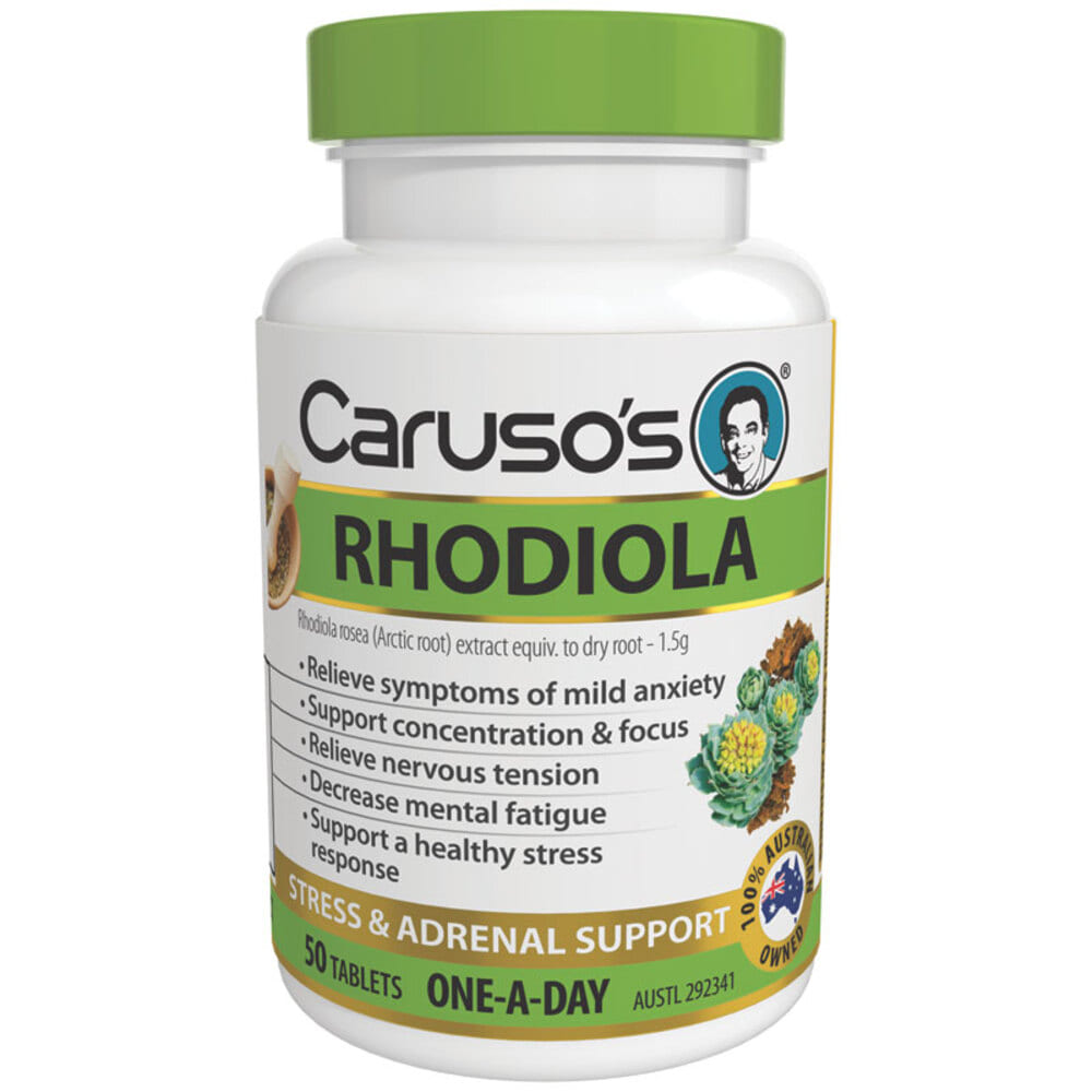 카루소스 내츄럴 헬스 로디올라 50타블렛 Carusos Natural Health Rhodiola 50 Tablets
