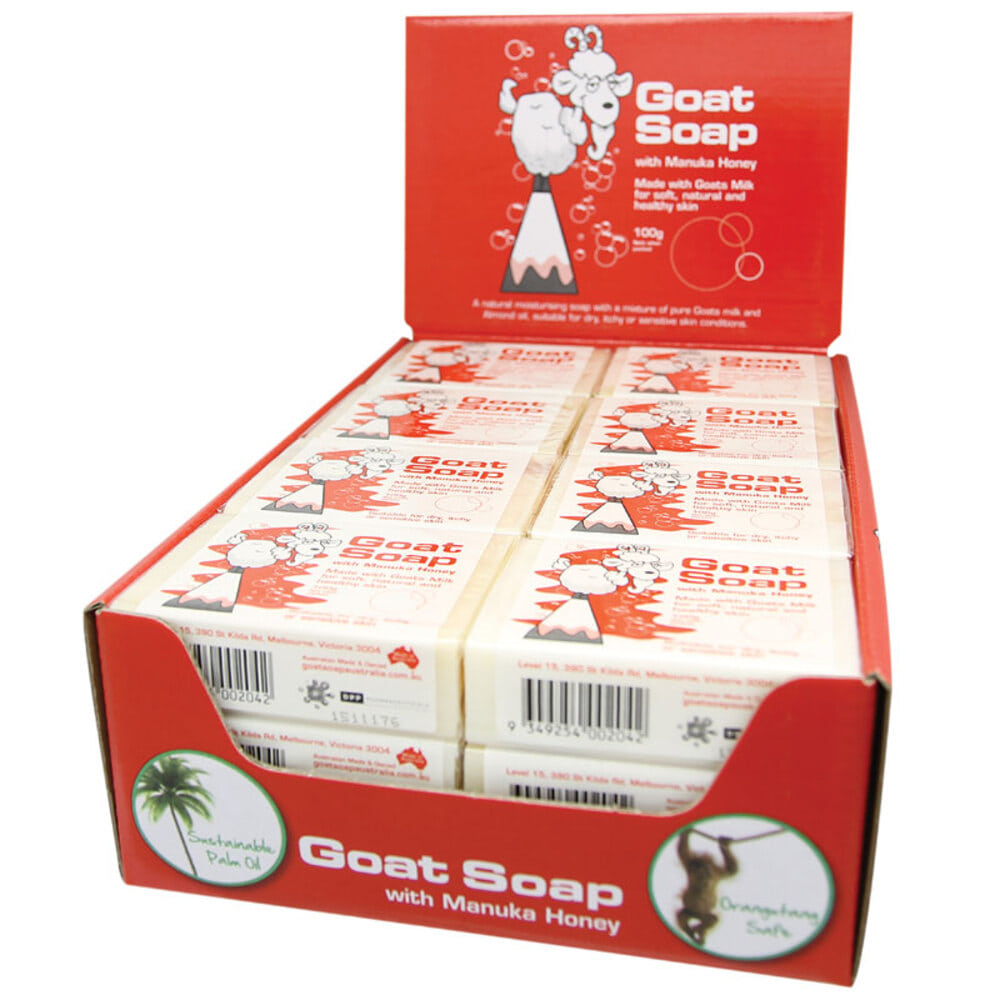 고트 비누 윗 마누카 허니 밸류 팩 24, Goat Soap With Manuka Honey Value Pack 24