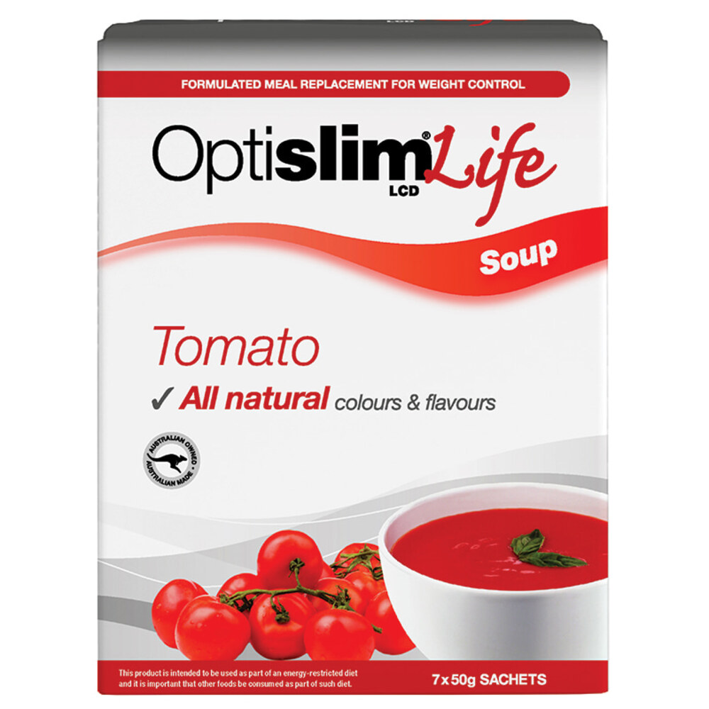 옵티슬림 라이프 수프 토마토 50g x7 OptiSlim Life Soup Tomato 50g x 7