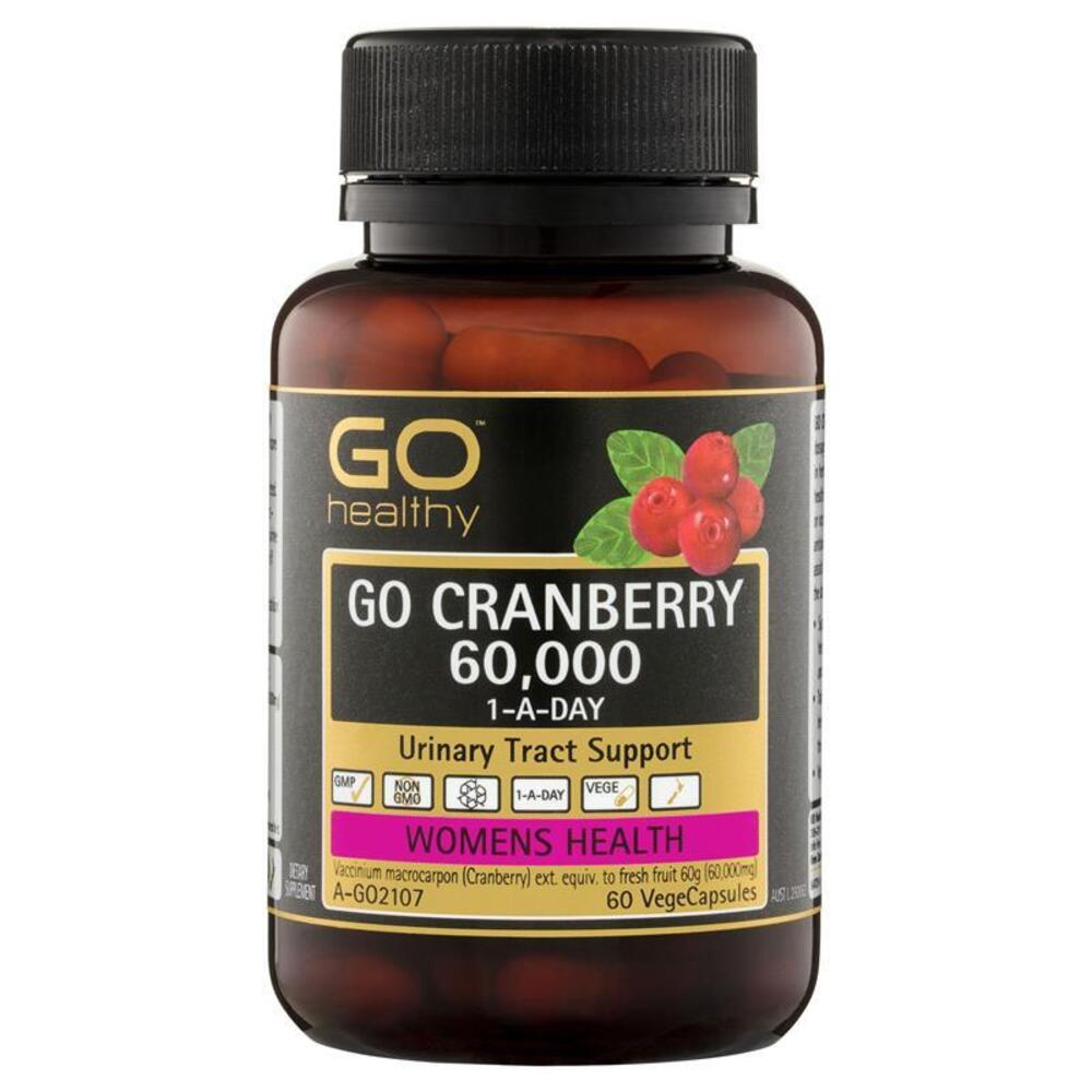 고헬씨 크랜베리 60000+ 60정 GO Healthy Cranberry 60000+ 60 Vege Capsules