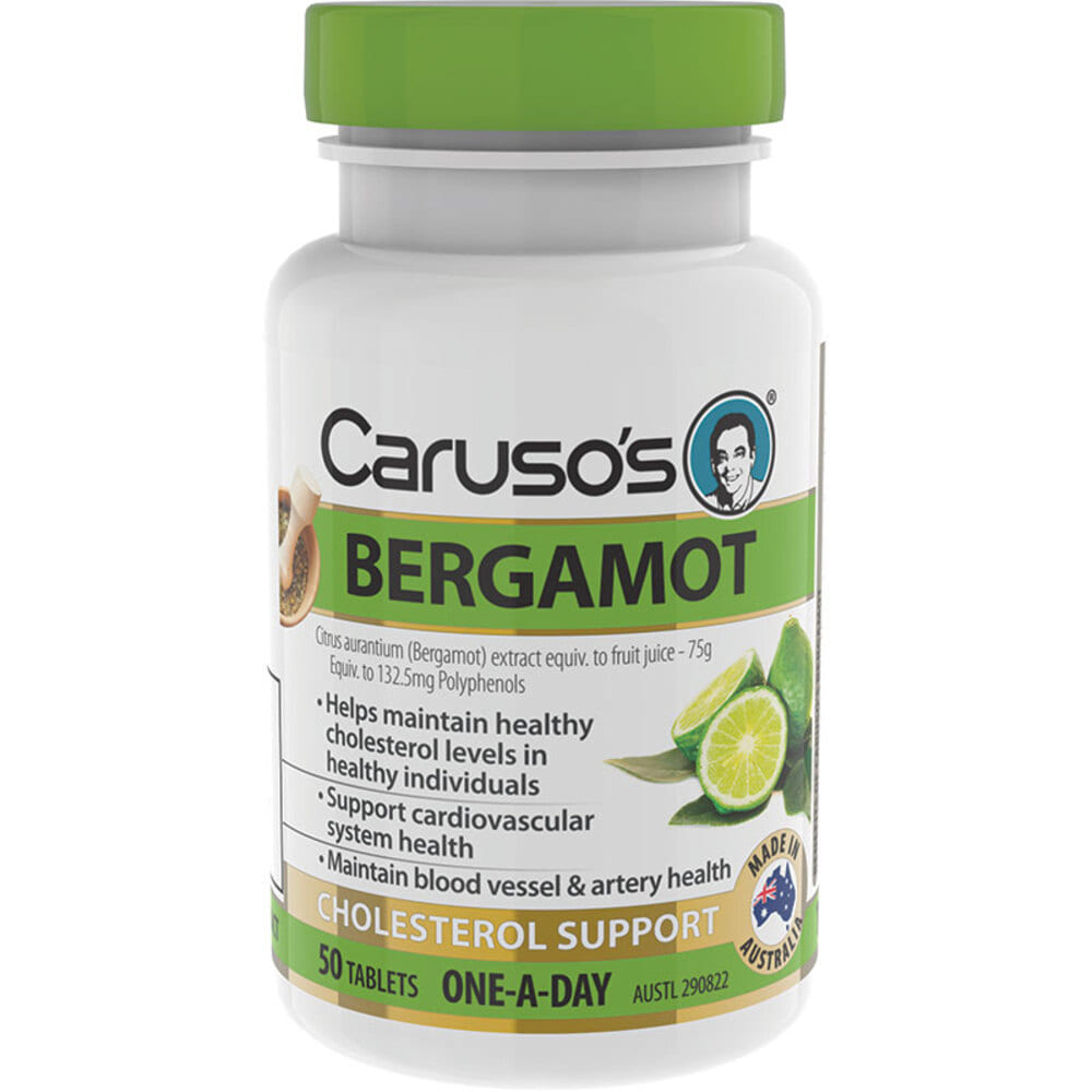 카루소스 내츄럴 헬스 원 어 데이 버가못 50타블렛 Carusos Natural Health One a Day Bergamot 50 Tablets