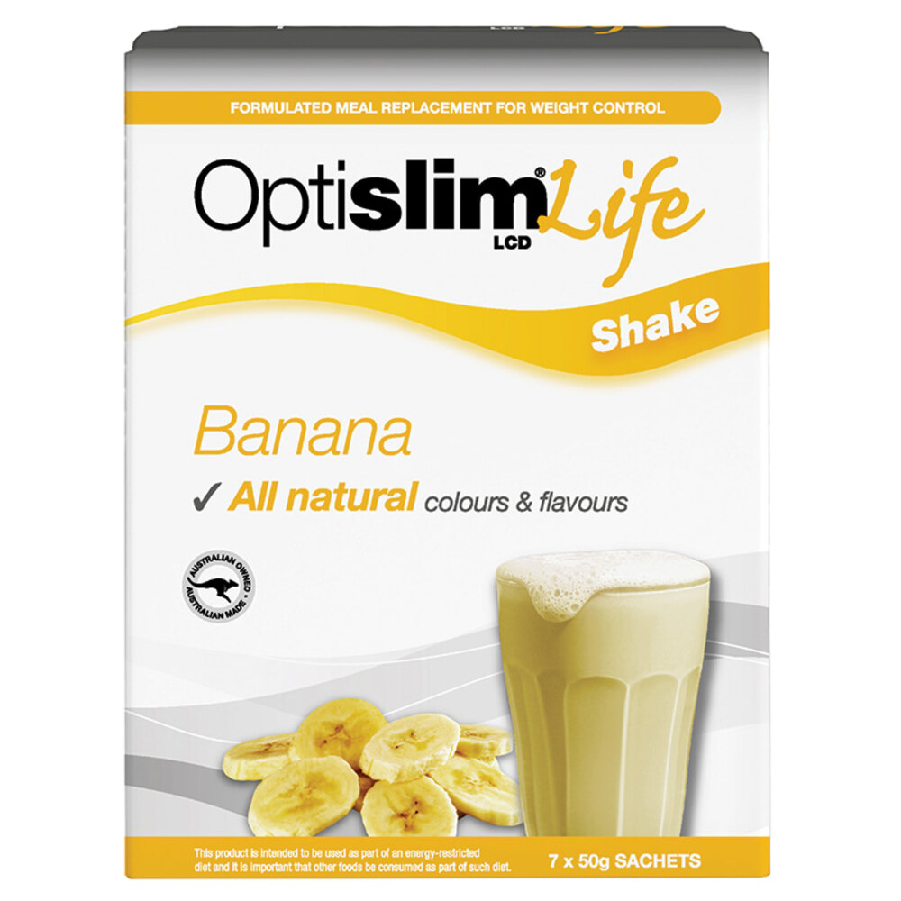 옵티슬림 라이프 쉐이크 바나나 50g x 7 OptiSlim Life Shake Banana 50g x 7